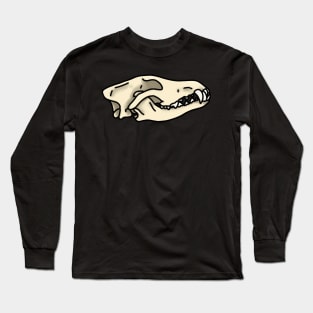 Wolf Skull Long Sleeve T-Shirt